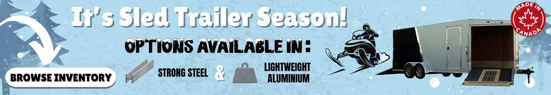 Sled Trailer Season Sled Trailer Snow Mobile Season