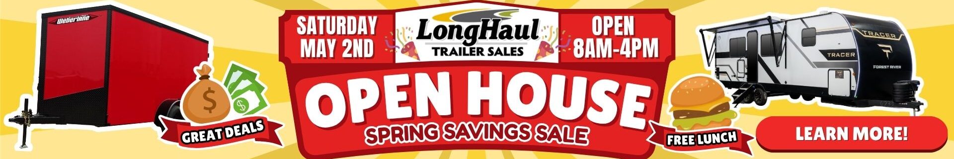 RV open house spring savings sale